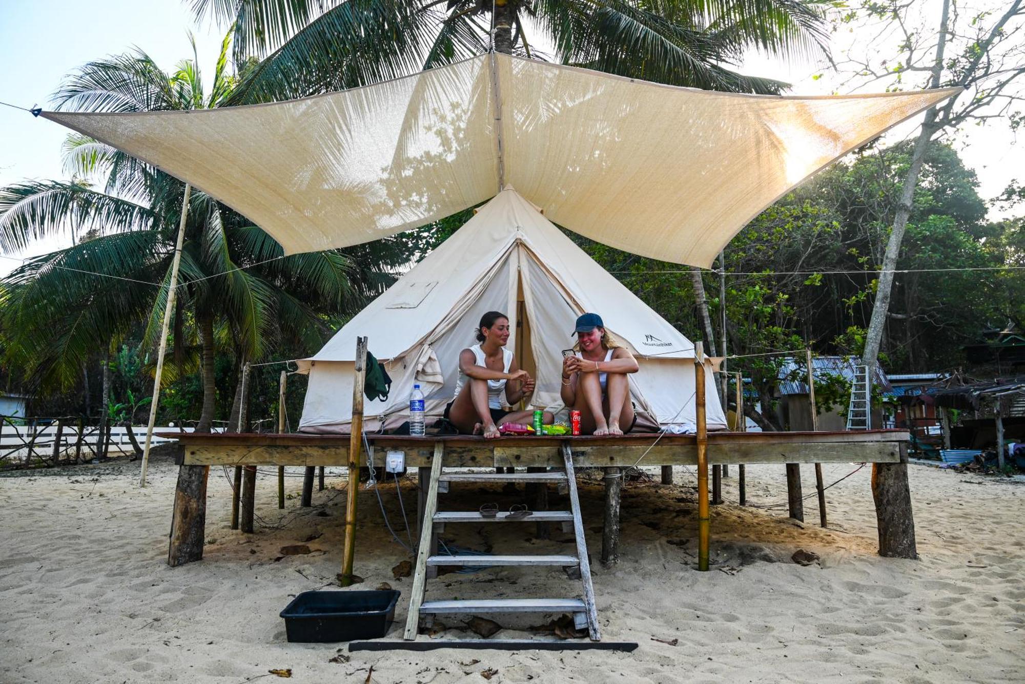 Long Beach Camp Pulau Perhentian Kecil المظهر الخارجي الصورة